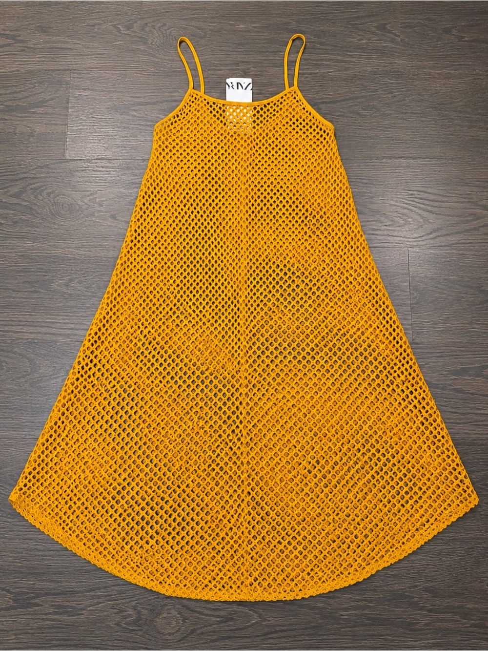 Zara Perforated Midi Coverup Dress